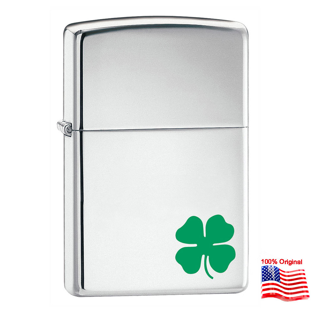 

Зажигалка Zippo 24007 SHAMROCK серая 24007