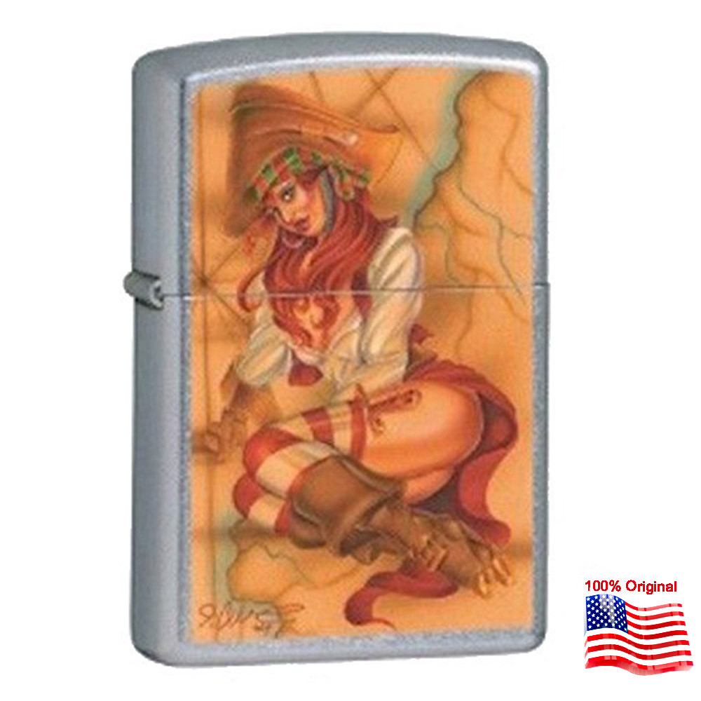 

Зажигалка Zippo 24322 NAUTICAL NAUGHTY серая 24322