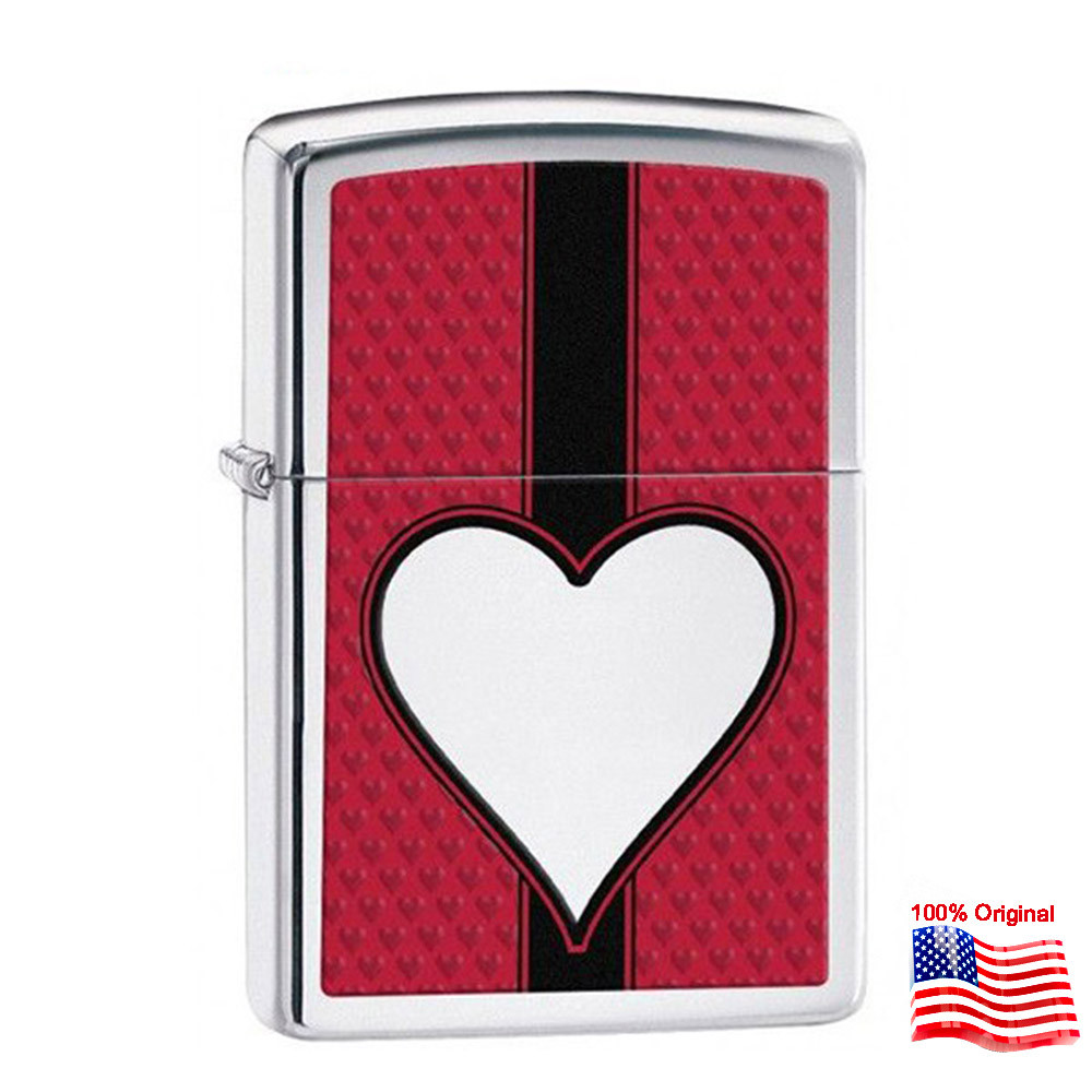 

Зажигалка Zippo 28466 CHROME HEART серая 28466
