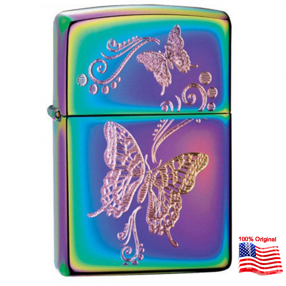 

Зажигалка Zippo 28442 BUTTERFLIES фиолетовая 28442