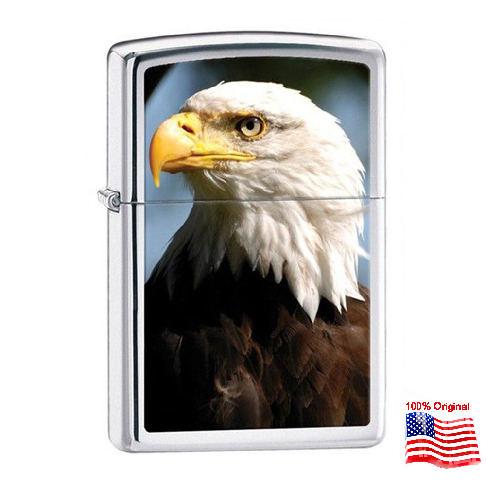 

Зажигалка Zippo 28048 EAGLE серая 28048