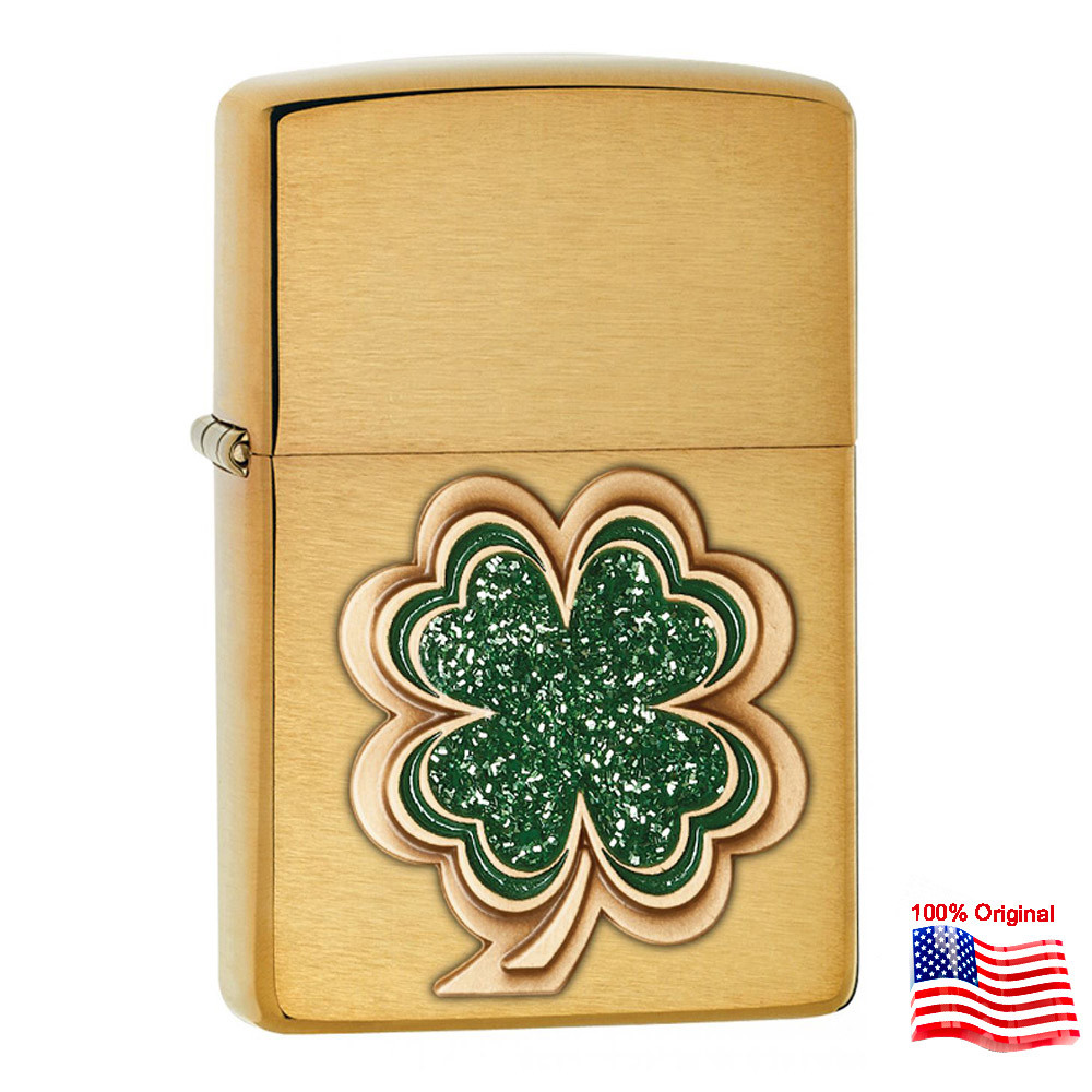 

Зажигалка Zippo 28806 Lucky Clover желтая 28806
