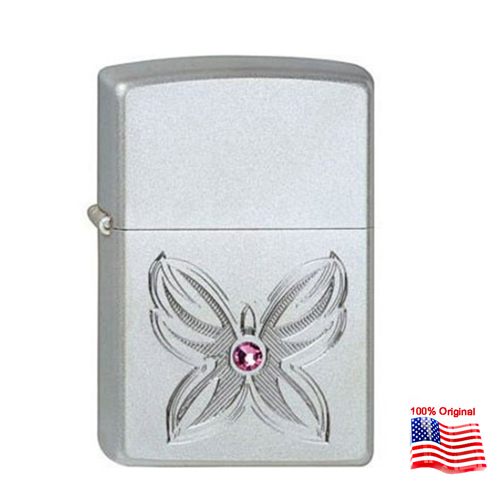 

Зажигалка Zippo 420.058 Butterfly серая 420058