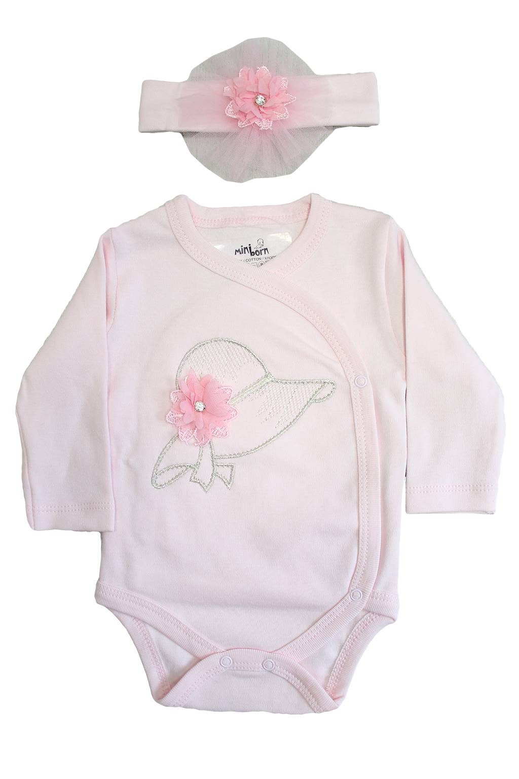 

Боди Miniborn 62 см Розовый