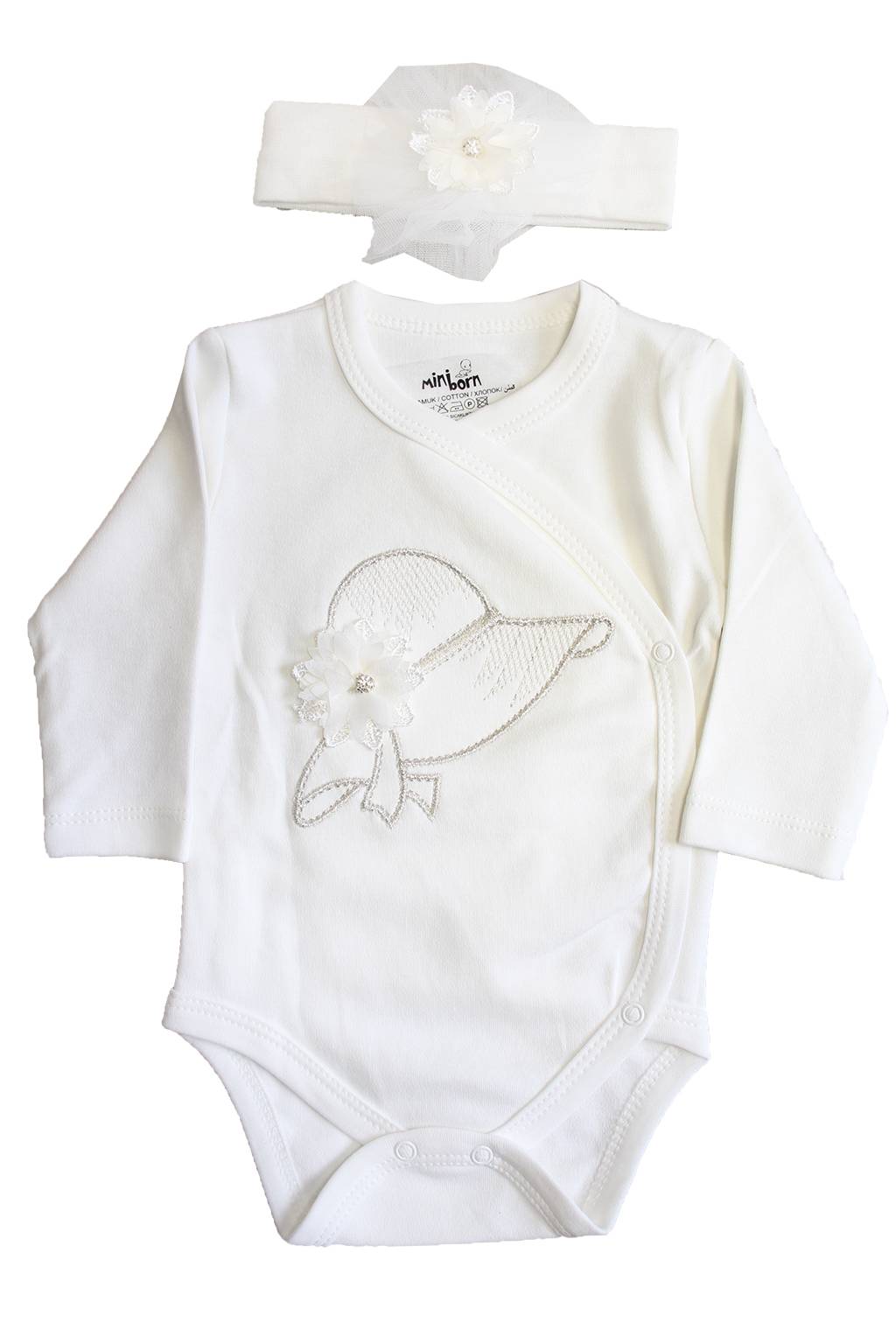

Боди Miniborn 56 см Белый