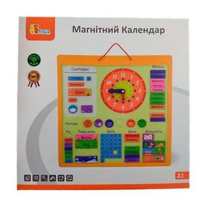 

Развивающая игрушка Viga Toys Календарь магнитный (50377U)