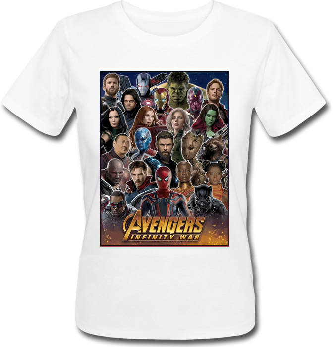 

Футболка HEADBANGER Avengers: Infinity War  Белая, Футболка HEADBANGER Avengers: Infinity War M Белая