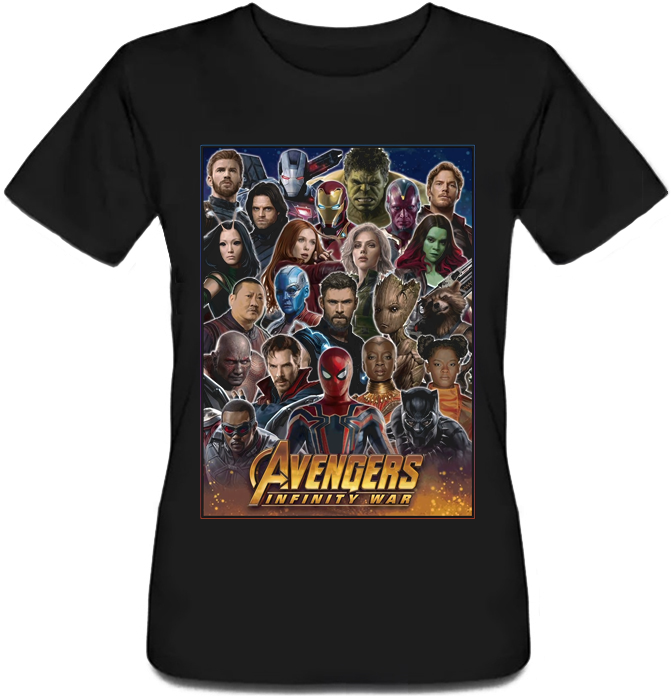 

Футболка HEADBANGER Avengers: Infinity War XXL Черная