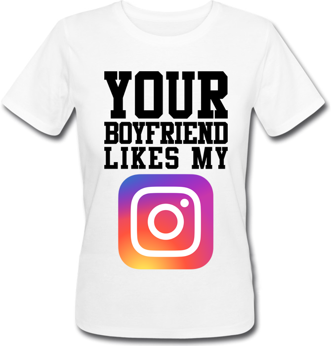 

Футболка HEADBANGERYour Boyfriend Likes My Instagram  Белая, Футболка HEADBANGERYour Boyfriend Likes My Instagram S Белая