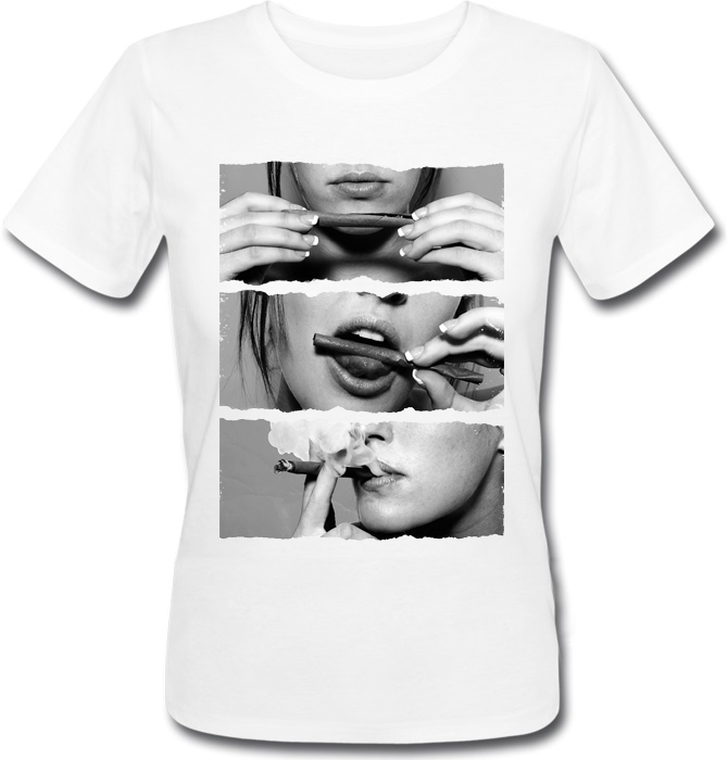 

Футболка HEADBANGER Girl Smoke XXL Белая