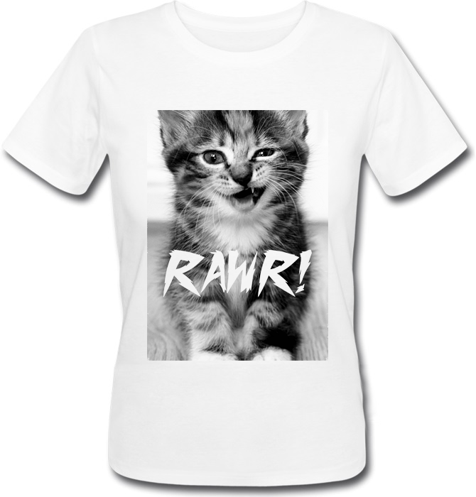 

Футболка HEADBANGER RAWR!  Белая, Футболка HEADBANGER RAWR! XL Белая