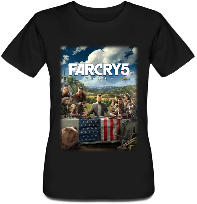 

Футболка HEADBANGER Far Cry 5  Черная, Футболка HEADBANGER Far Cry 5 S Черная