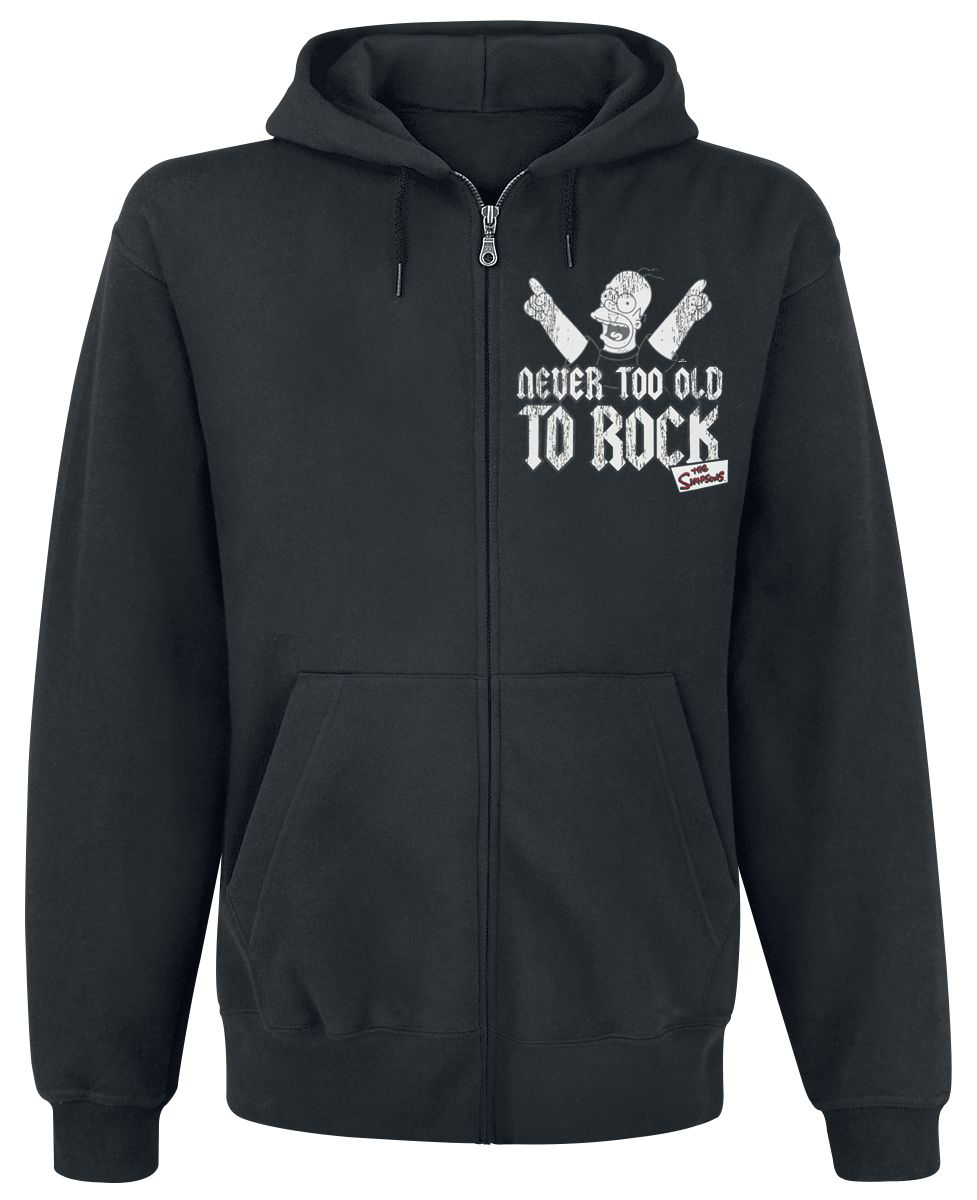 

Толстовка HEADBANGER The Simpsons - Never To Old To Rock  Черный, Толстовка HEADBANGER The Simpsons - Never To Old To Rock M Черный