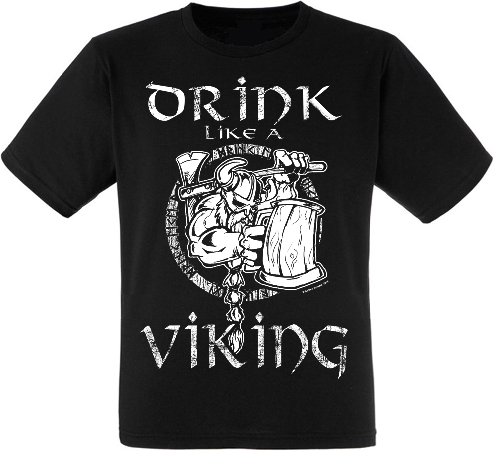 

Футболка Print Planet Drink Like A Viking XXL