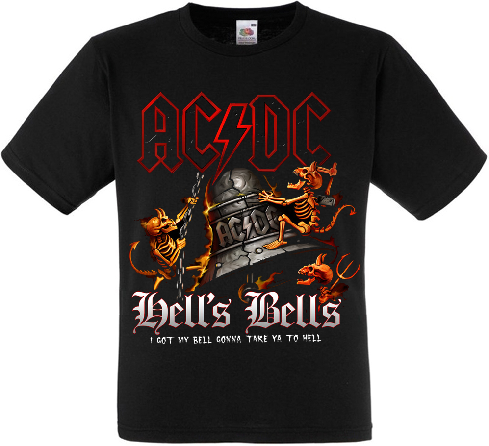 

Футболка HEADBANGER AC/DC "Hells Bells, Футболка HEADBANGER AC/DC "Hells Bells" XL