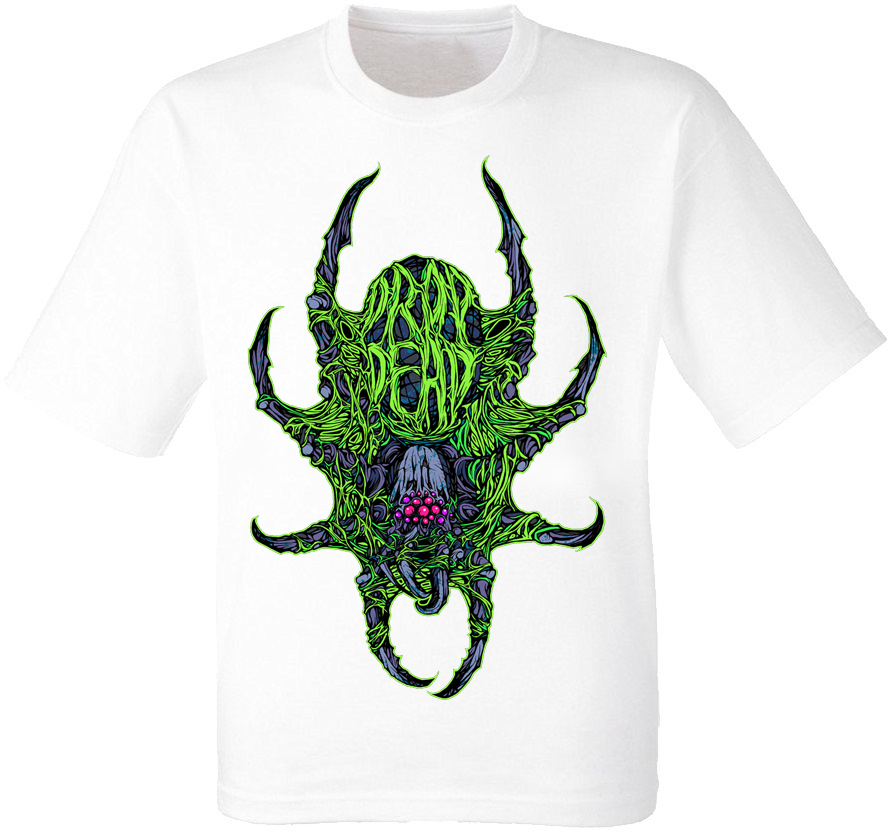 

Футболка Print Planet Drop Dead "Spider" белая, Футболка Print Planet Drop Dead "Spider" белая S