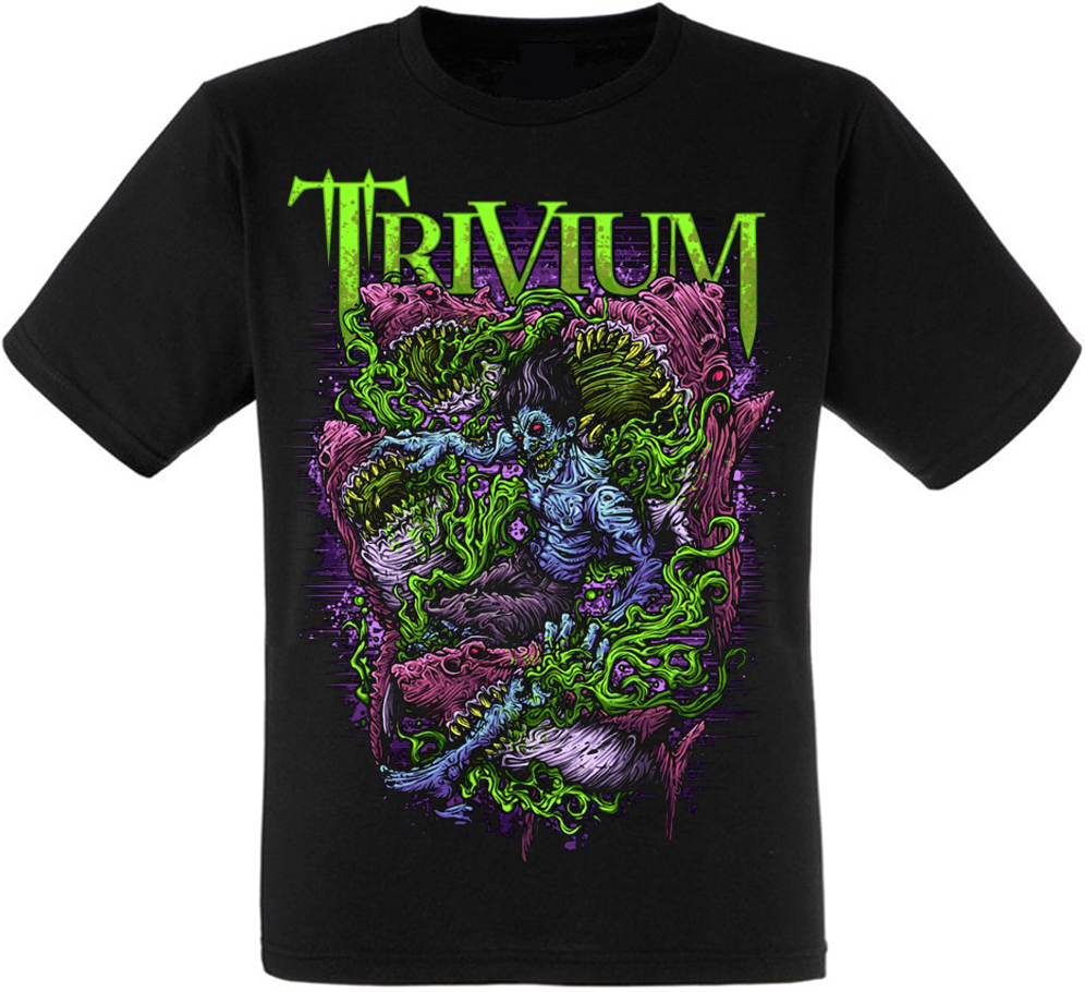 

Футболка Print Planet Trivium "Sharks, Футболка Print Planet Trivium "Sharks" S