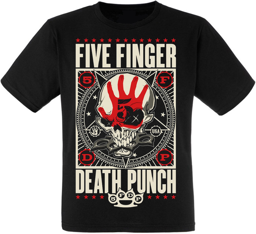 

Футболка Print Planet Five Finger Death Punch "Punchagram, Футболка Print Planet Five Finger Death Punch "Punchagram" S