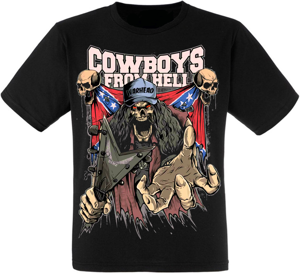 

Футболка Print Planet Pantera "Cowboys from Hell" XXL