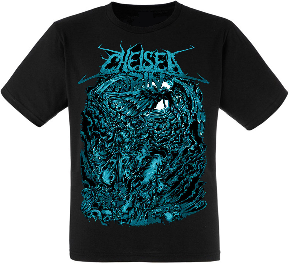 

Футболка Print Planet Chelsea Grin "Wings, Футболка Print Planet Chelsea Grin "Wings" L