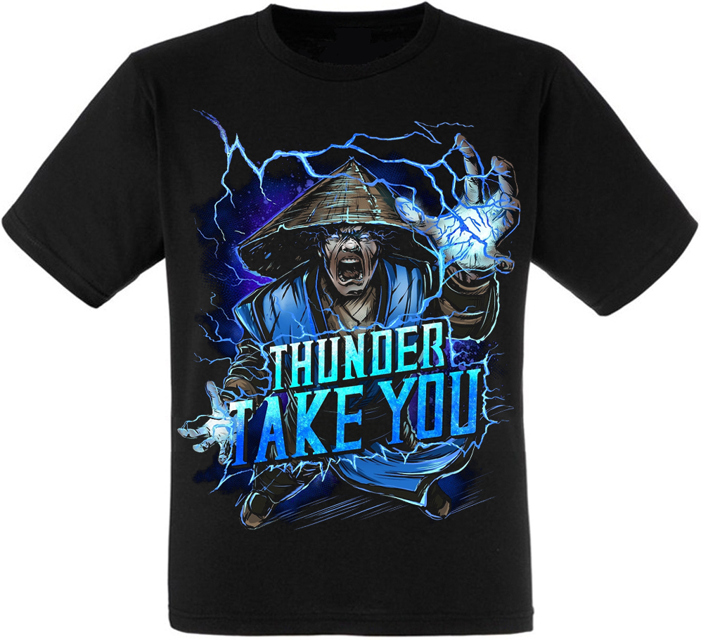 

Футболка Print Planet Mortal Kombat "Thunder Take You, Футболка Print Planet Mortal Kombat "Thunder Take You" S