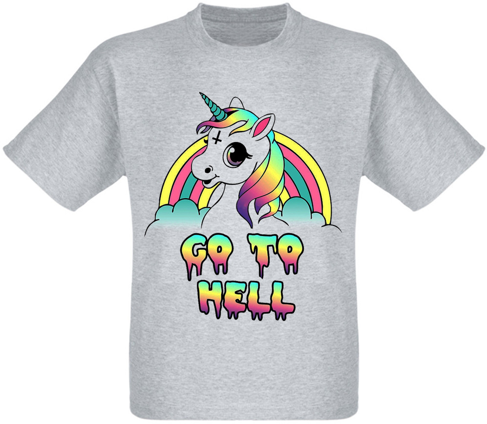 

Футболка HEADBANGER Unicorn - Go To Hell меланж, Футболка HEADBANGER Unicorn - Go To Hell меланж S