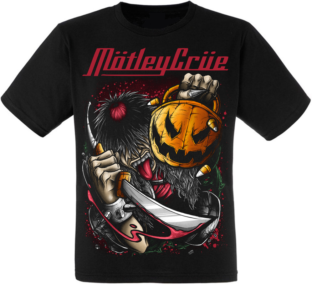 

Футболка Print Planet Motley Crue XXL