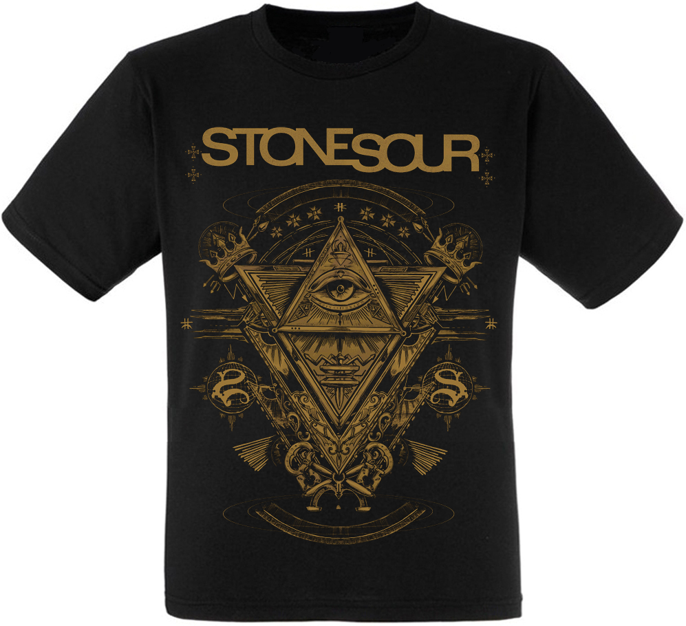 

Футболка Print Planet Stone Sour "Pyramid, Футболка Print Planet Stone Sour "Pyramid" L