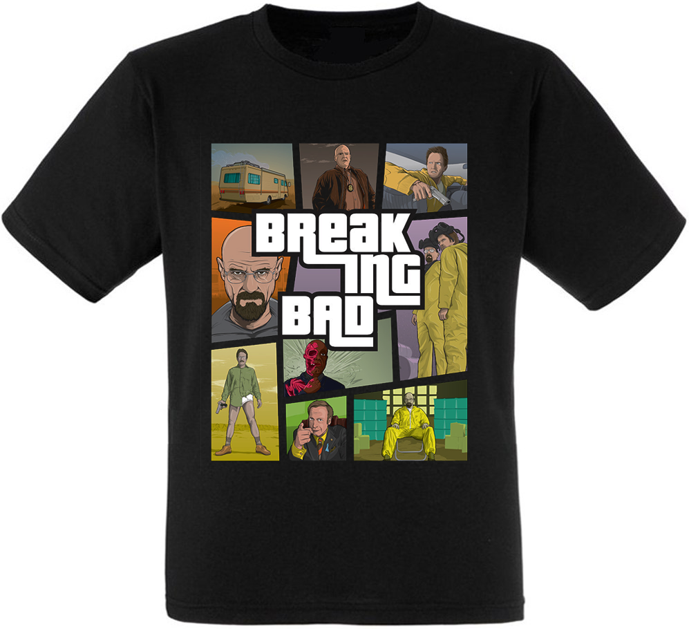 

Футболка Print Planet Breaking Bad - GTA Style, Футболка Print Planet Breaking Bad - GTA Style L