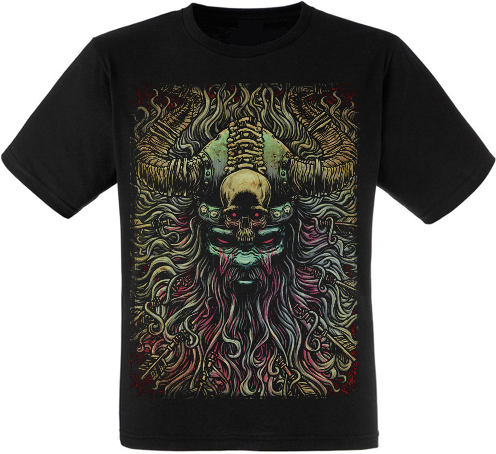 

Футболка Print Planet Viking "Beard, Футболка Print Planet Viking "Beard" L