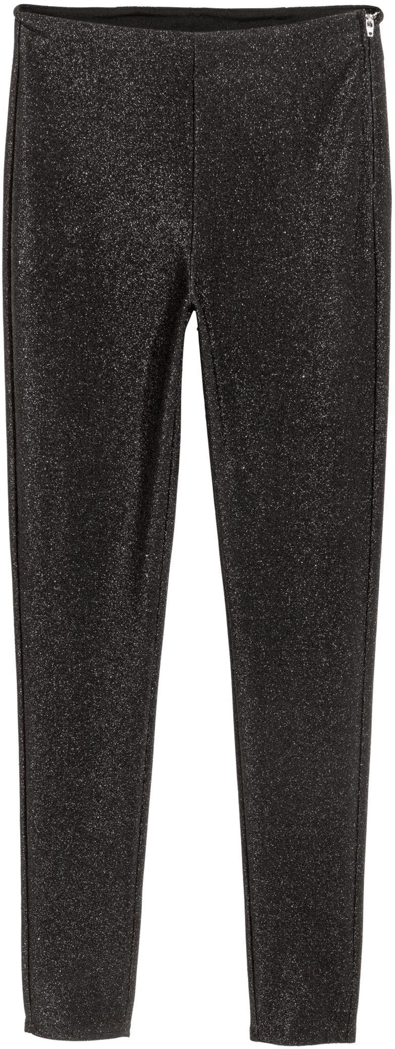 

Лосины H&M Divided XAZ078910NPBA 38 Черные с серебристым