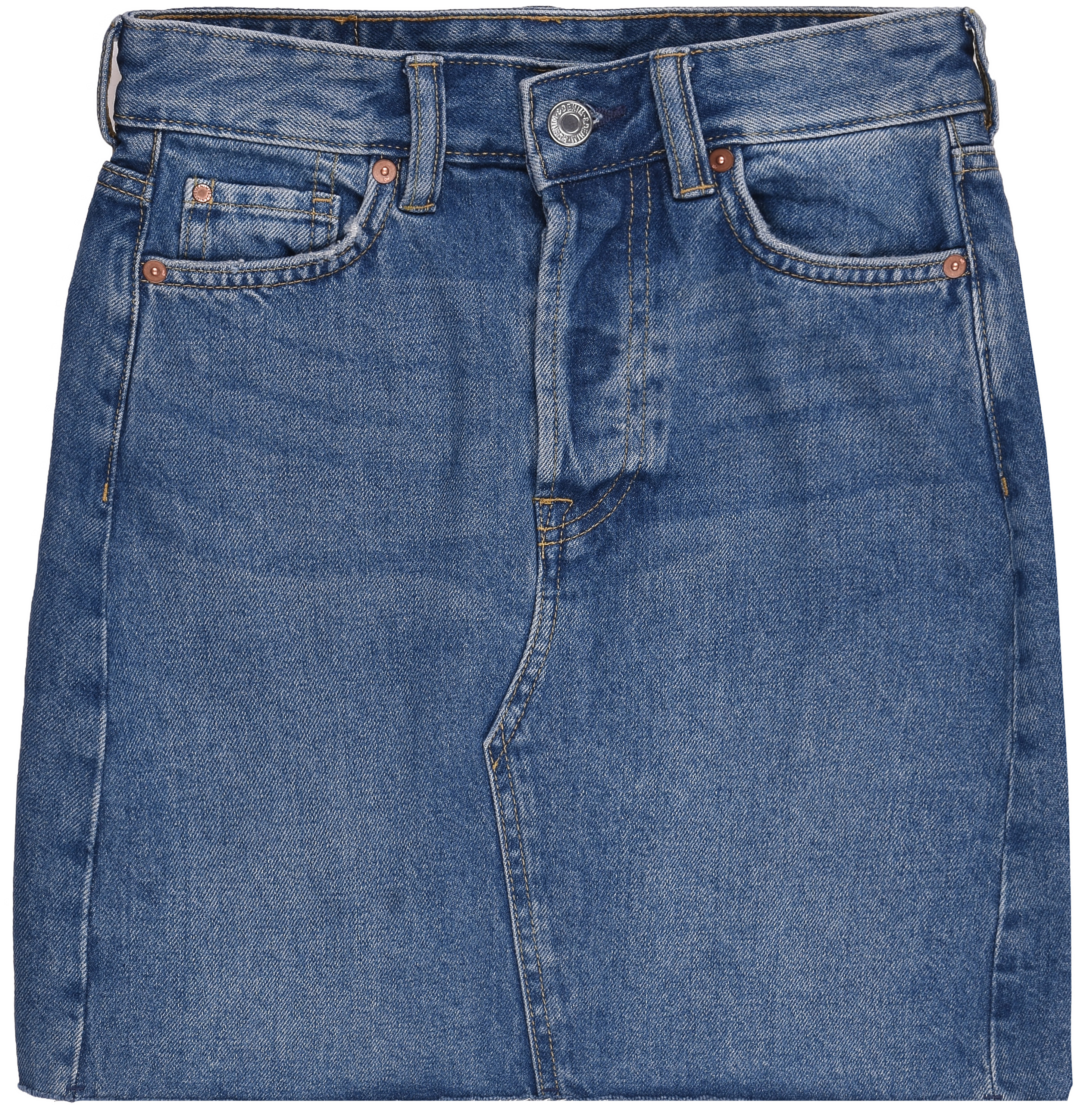 

Юбка джинсовая H&M 53987883 32 Светло-синяя