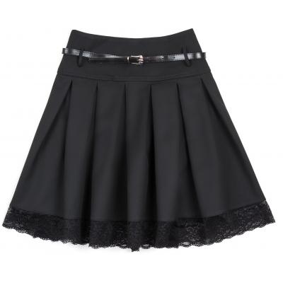 

Юбка Lucky Life школьная с кружевом (12004-152G-black)