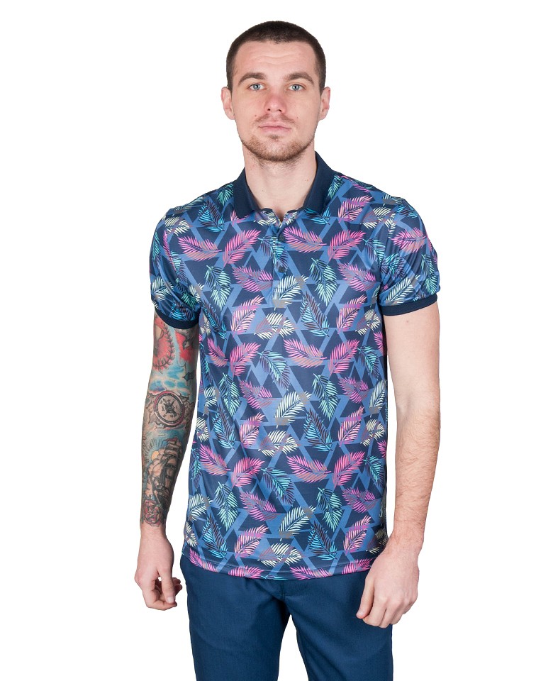 

Футболка поло FOLK  синий 19FKG8059, Футболка поло FOLK L синий 19FKG8059