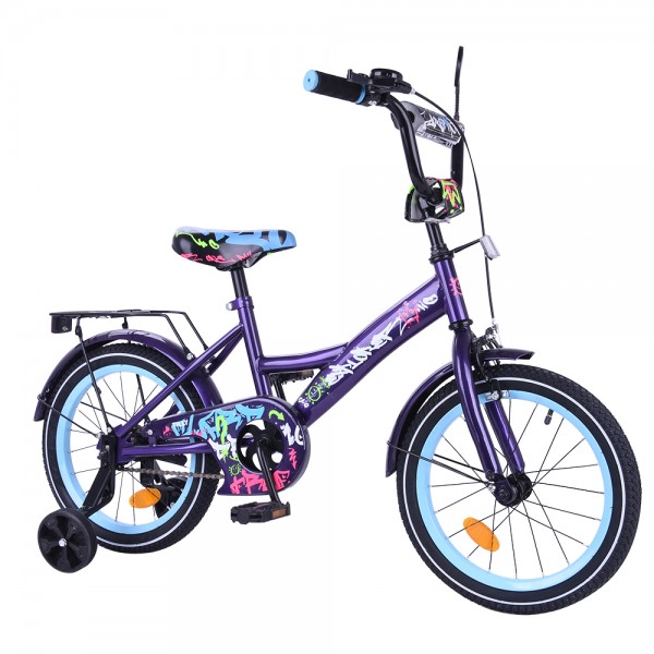 

Велосипед Tilly EXPLORER 16" T-216115 Black/Blue (F00203109)