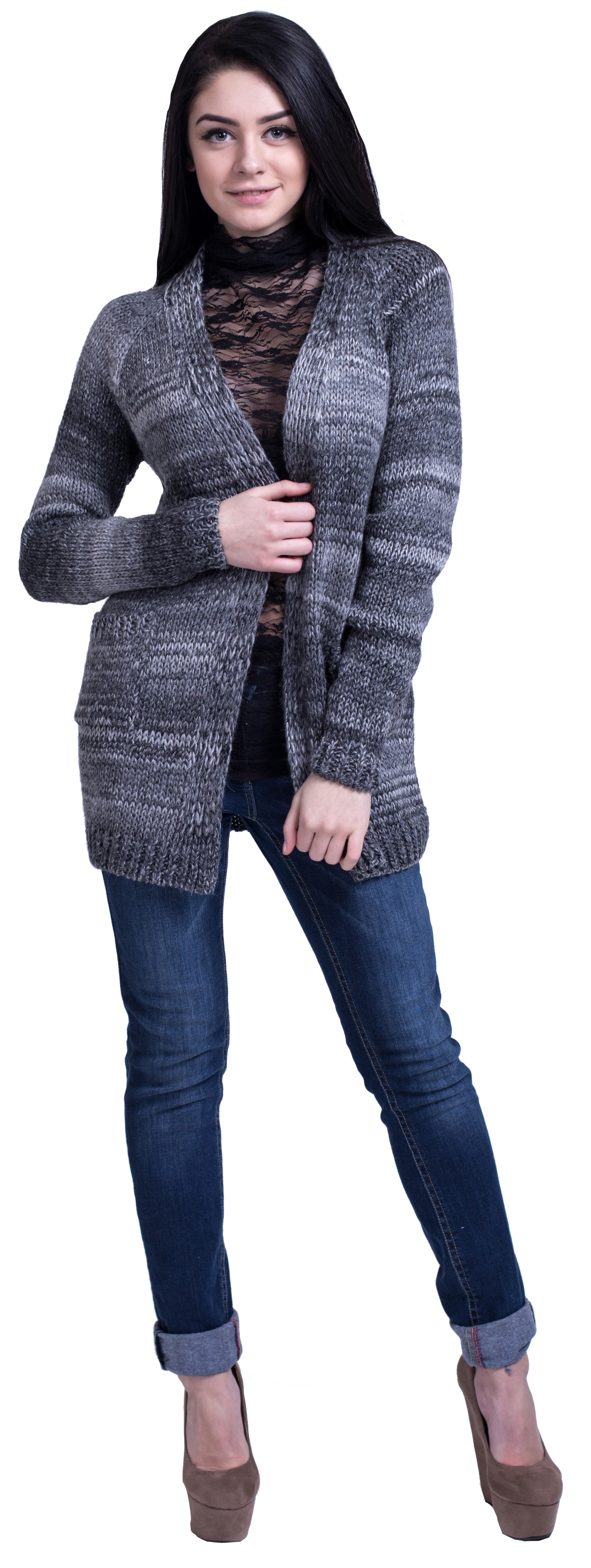 

Кардиган Bakhur 3029 46 Серый меланж