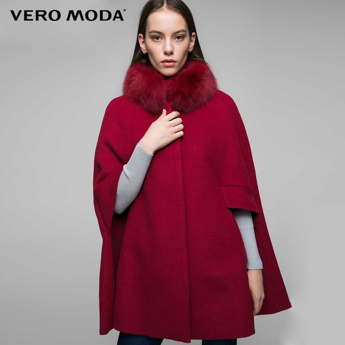 

Пальто Vero Moda 315427002075 S т.червоний