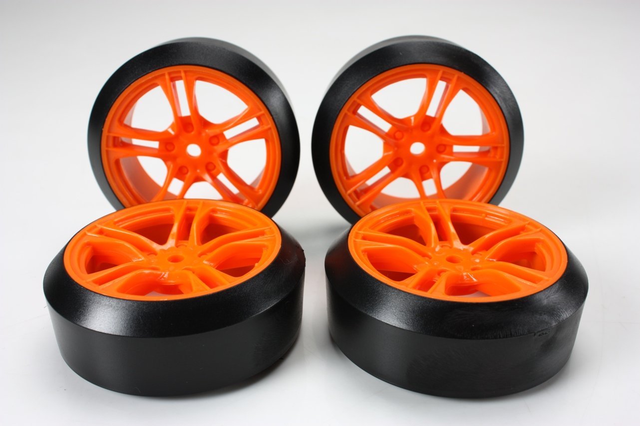 

Team Magic E4D Mounted Drift Tire 45 Degree 5 Spoke Orange 4p