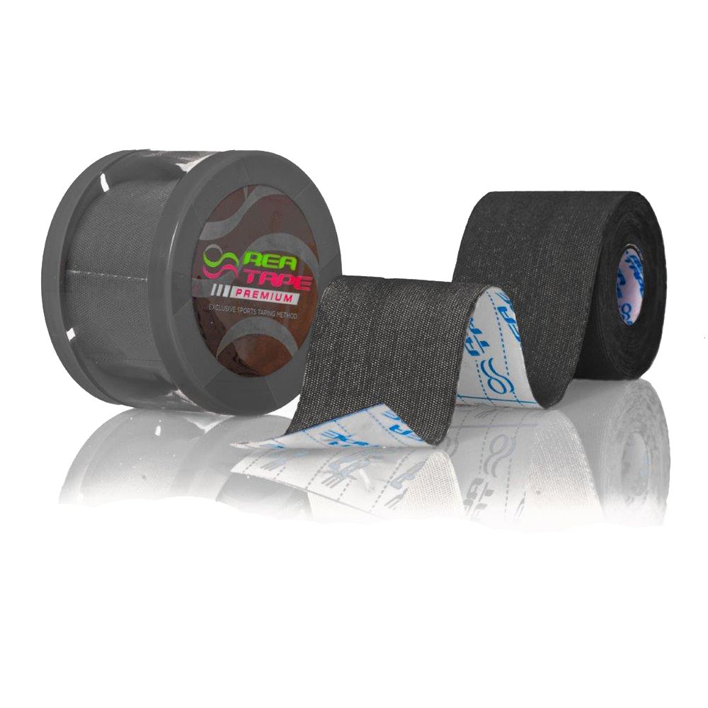 

Кінезіологічний тейп Rea tape Premium 5мх5см чорний (REA-Premium-black)