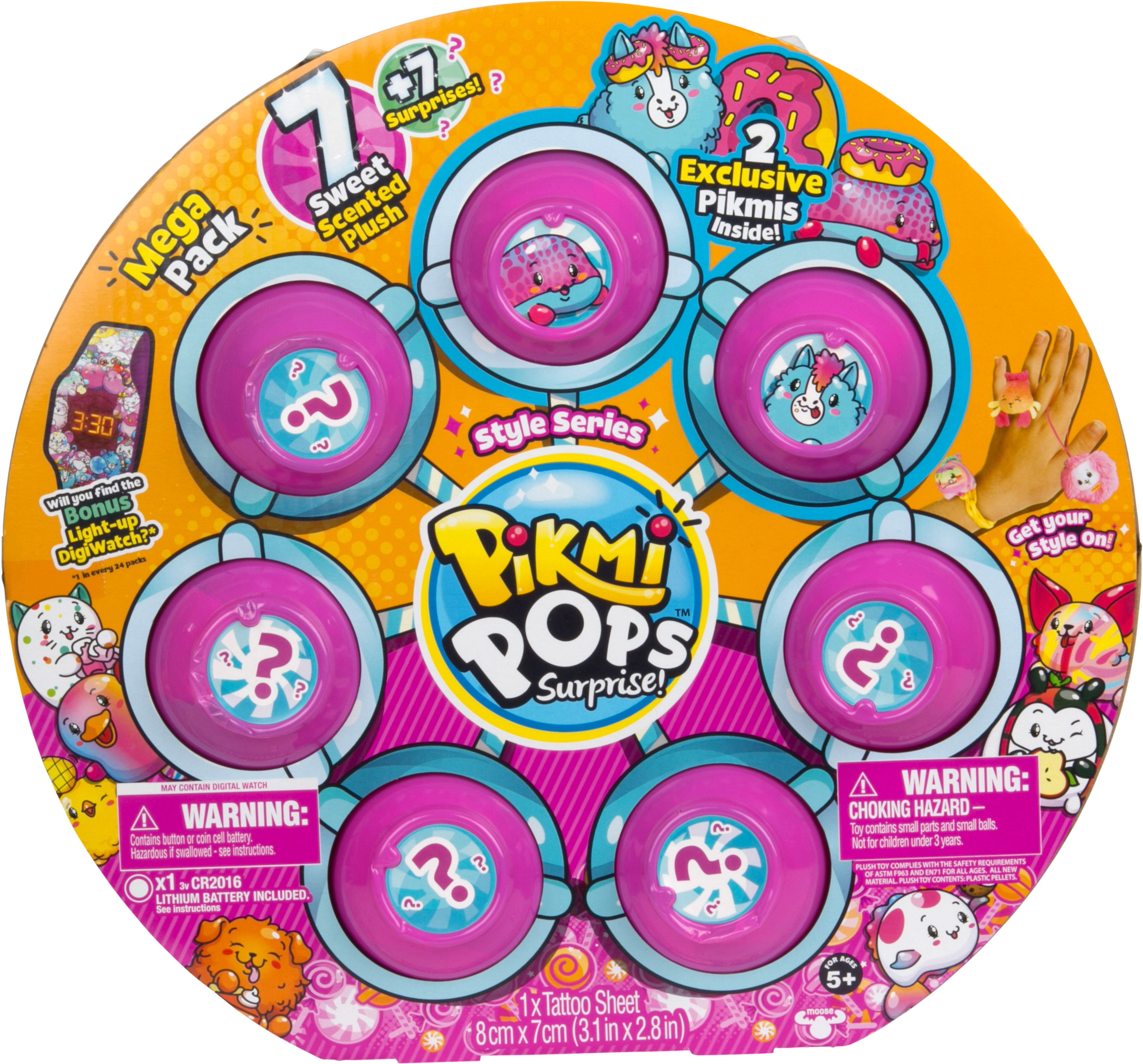 

Игрушка-сюрприз Moose Pikmi Pops Mega Pack с ароматом глазированного доната (75249) (630996752494)