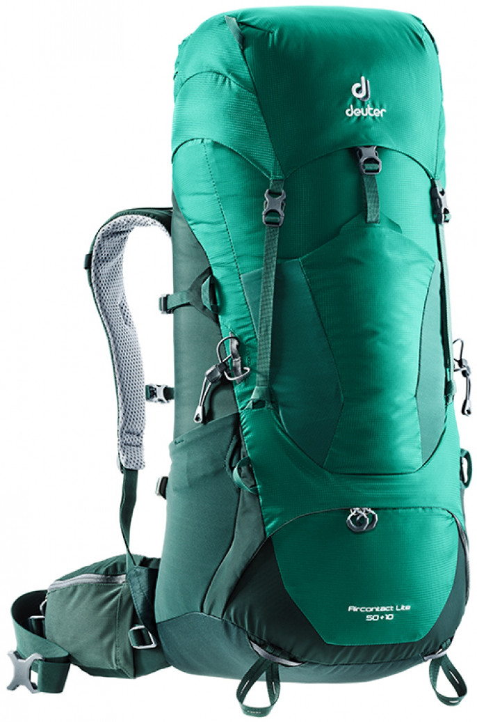 

Рюкзак туристический Deuter Aircontact Lite 50+10 alpinegreen-forest (3340318 2231)