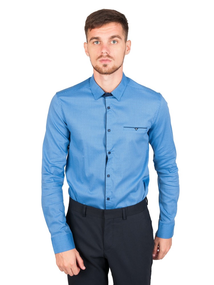 

Рубашка AMATO  синий 18UG16974, Рубашка AMATO 2XL синий 18UG16974