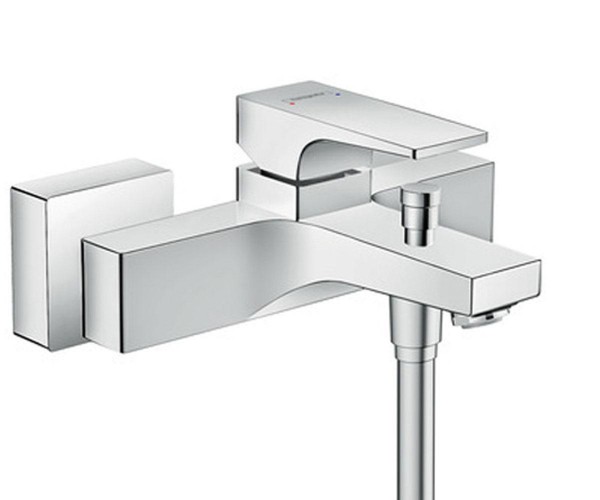 

Смеситель для ванны, однорычажный настенный Hansgrohe Metropol 32540000 (24391)