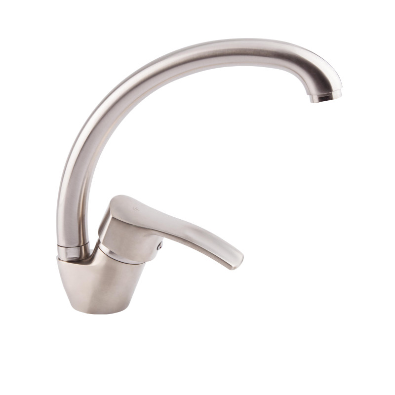 

Кухонный смеситель однорычажный GF Italy S- 03-008 NKS GFNKSS03008F никель (47997)