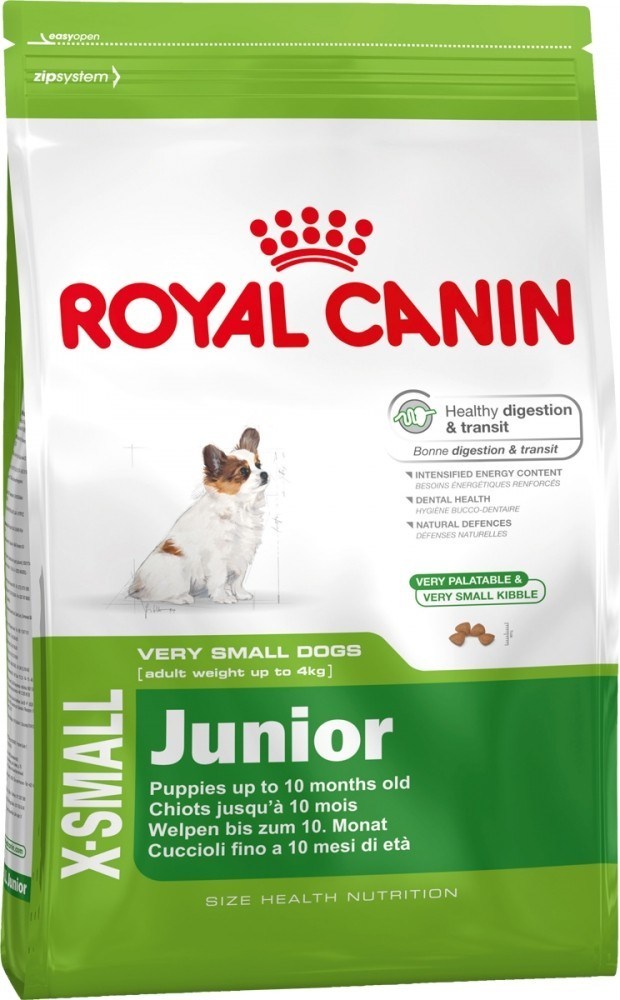 Сухой корм Royal Canin X-Small Junior для собак мелких пород весом до 4 кг до 10 месяцев 1,5 кг