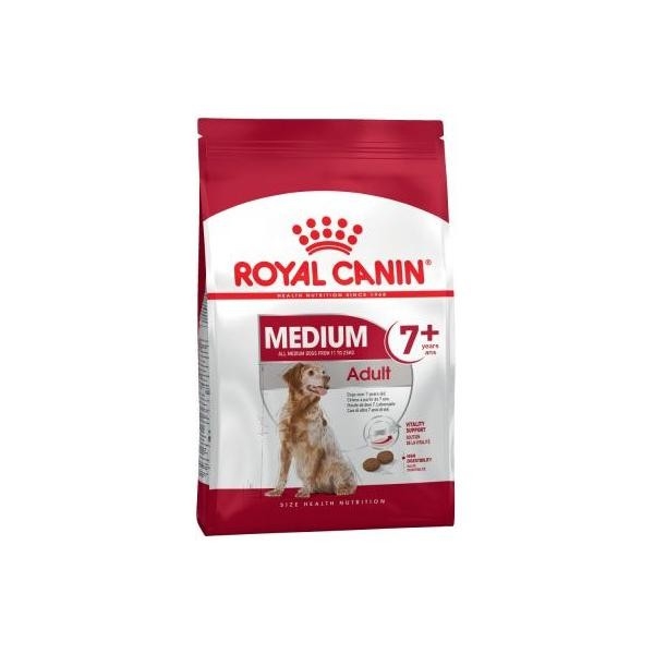 

Сухой корм Royal Canin Medium Adult 7+ для собак средних пород старше 7 лет 4 кг