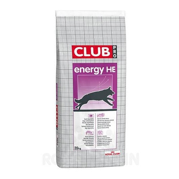 

Сухой корм Royal Canin Club Energy HE для взрослых собак с повышенной активностью 20 кг