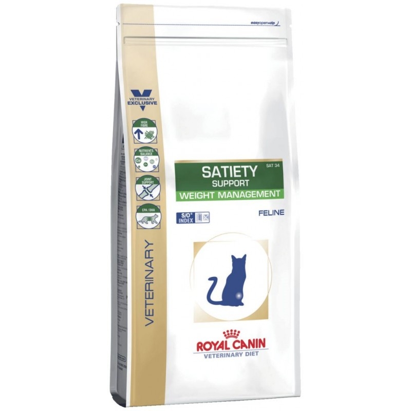 

Лечебный корм Royal Сanin SATIETY WEIGHT MANAGEMENT FELINE 1.5 кг