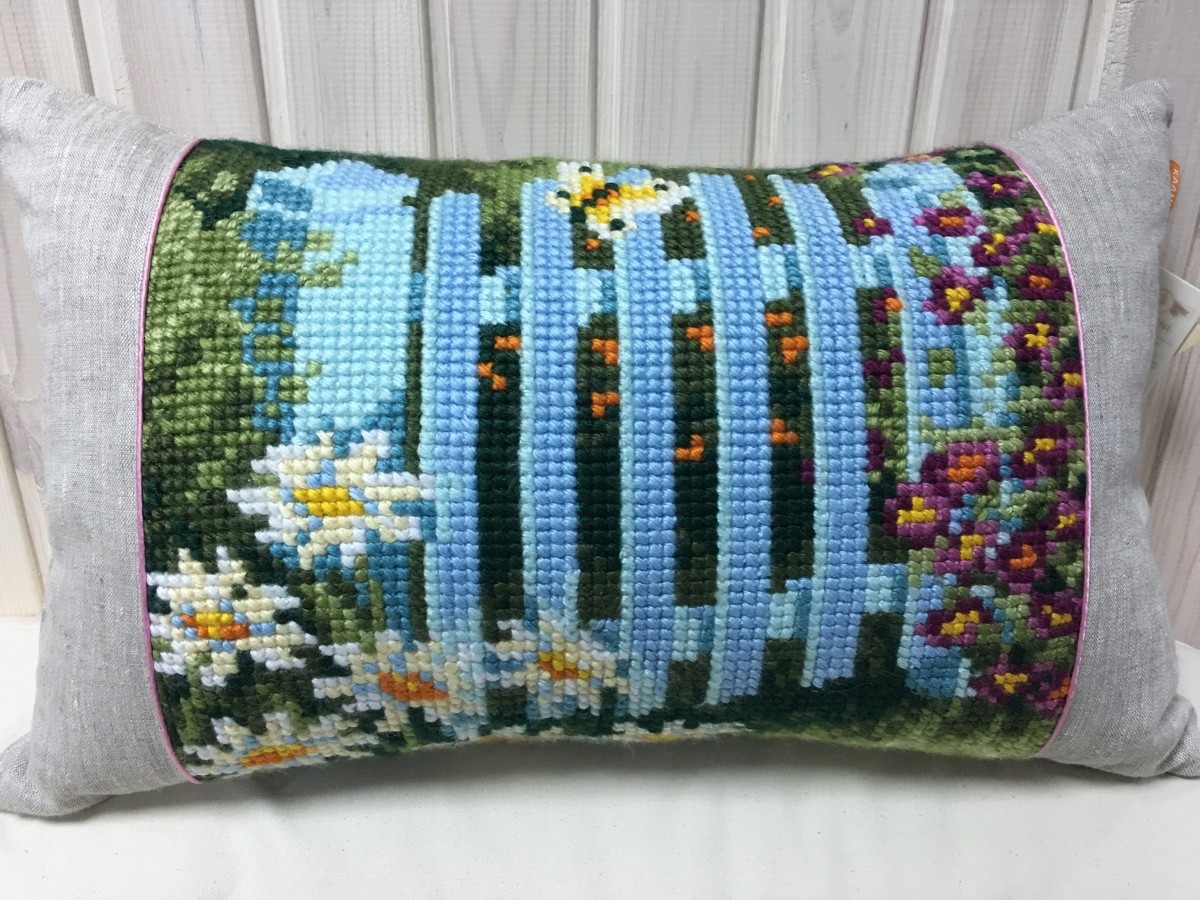 

Kaanni Декоративная подушка Дачная забор 40x60см Серый, Синий, Зеленый