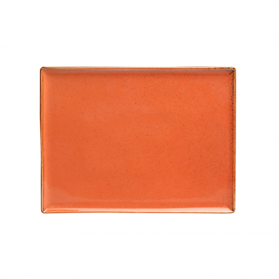 

Тарелка прямоугольная Porland 27x21 см (оранжевая)